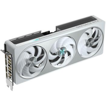 Gigabyte Видеокарта GV-N5070AERO OC-12GD 12GB GDDR7, 192 бит, PCI-E 5.0, 2625 МГц, 3 x DP 2.1a, 1 x HDMI 2.1b, RGB подсветка (GV-N5070AERO OC-12GD)