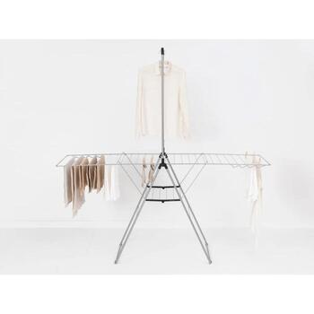 Brabantia HangOn сушилка для белья 403545, 25м, 8 крючков, 10кг, регулируемая, складная (403545)