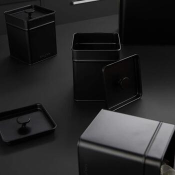 Salter Набор контейнеров BW124571EU7, 1,6л, углеродная сталь, черный, 15x12x12см, легкая очистка (BW124571EU7)