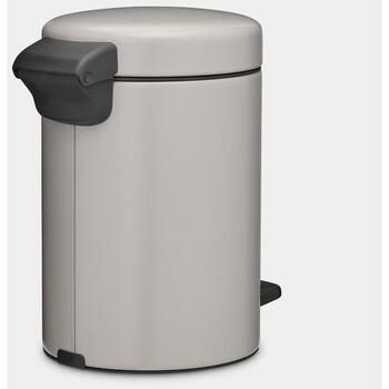Brabantia NewIcon 252181 ведро с педалью, 3 л, 16,8 см, 26,4 см, нержавеющая сталь, тихое закрывание, защита от запахов (252181)