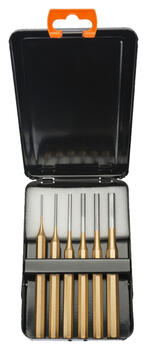 Set of drift punches Ø 2 3 4 5 6 8 mm 150mm 6 pcs (3734S/6)