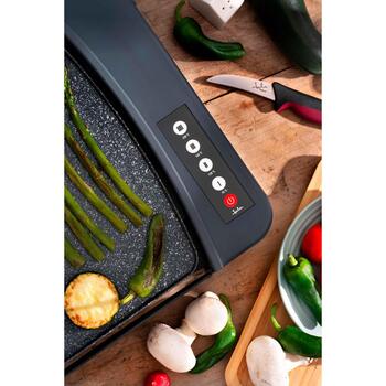 Jata Электрический гриль JEGR2851, 2600W, 230V, 460x280mm, без PFOA, холодные ручки, съемный кабель (JEGR2851)