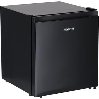 Severin KB 8879 8879-000, mini ledusskapis, 45L, 39dB, E, 80kWh/g, 46.8x50x44.5cm, melns, brīvi stāvošs, manuāla atkausēšana (8879-000)