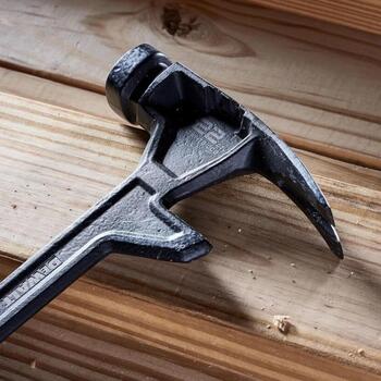 Dewalt TOUGHSERIES Rip Claw Demo āmurs DWHT51008-0, 22oz/0.62kg, frēzēta virsma, neslīdošs rokturis, magnētiska naglu palaišana (DWHT51008-0)