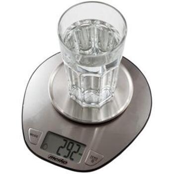 Mesko Кухонные весы MS 3152, 5кг, 1г, ЖК дисплей, нержавеющая сталь, функция тарирования, автоматическое отключение (MS 3152)