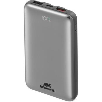 Rivacase Power Bank VA2611, 10000mAh, 30W, 2xUSB-A, 1xUSB-C, 1xLightning, 260g, быстрая зарядка (VA2611)