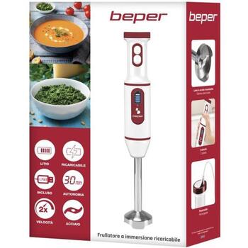 Beper P102FRU300 беспроводной блендер, 60 Вт, 2 скорости, LED-дисплей, 11.1 В 2.0 Ач, 30 мин, USB (P102FRU300)