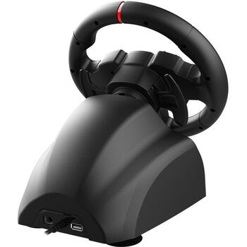 Subsonic Stūre SA5720-1, 180°, 22cm, 2 pedāļi, vadu, divkāršs vibrācijas motors, daudzpusīga saderība (SA5720-1)