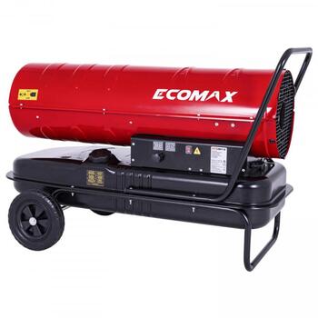 Ecomax dīzeļdegvielas sildītājs EMH300050E EMX, 50kW, 48L, 380m², 1100m³/h, 66dB, IPX4, tiešā degšana, elektriskā aizdedze (EMH300050E&EMX)
