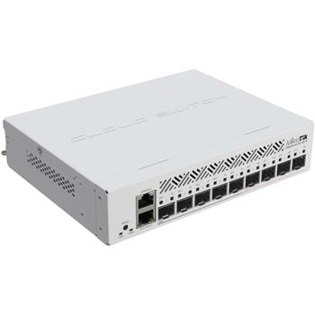 Mikrotik CRS310-1G-5S-4S+IN управляемый коммутатор, поддержка 10G, 5 SFP портов, 4 SFP+ порта, RJ-45, PoE, 1U (CRS310-1G-5S-4S+IN)