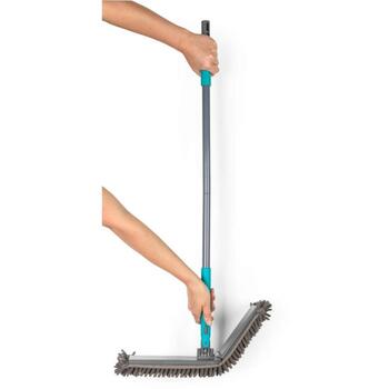 Beldray Плоский швабра LA00000184UFEU7, серый, пластик, 132см x 17см x 45см, 90° поворотный, 2 микрофибровых насадки (LA00000184UFEU7)