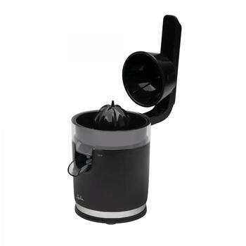 Jata Соковыжималка JEEX1712, 120W, черный, серебристый, фильтр для мякоти, функция против капель (JEEX1712)