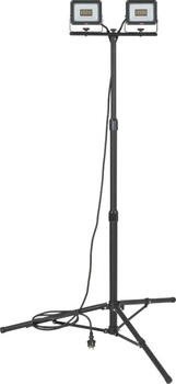 Brennenstuhl LED Прожектор JARO 6060 T 1171250444BRE, 2x20W, 220V, 6500K, 4800lm, защитное стекло, прочный алюминиевый корпус (1171250444BRE)