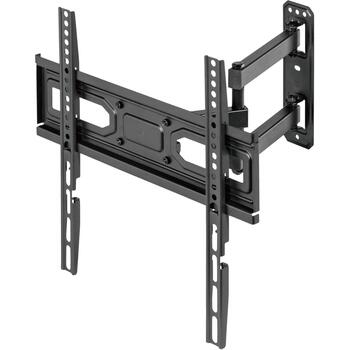 Sbox televizora kronšteins PLB-3644-2, 32-55'', 35kg, 100x100-400x400, +3°/-15°, 90° griešanās, melna (PLB-3644-2)
