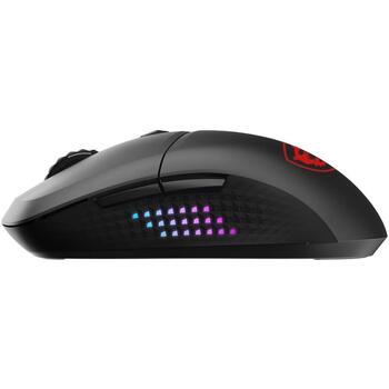 Msi USB datorpele VERSA 300 ELITE W, 26000 DPI, 6 pogas, 200h akumulatora darbības laiks, RGB apgaismojums (VERSA 300 ELITE W)