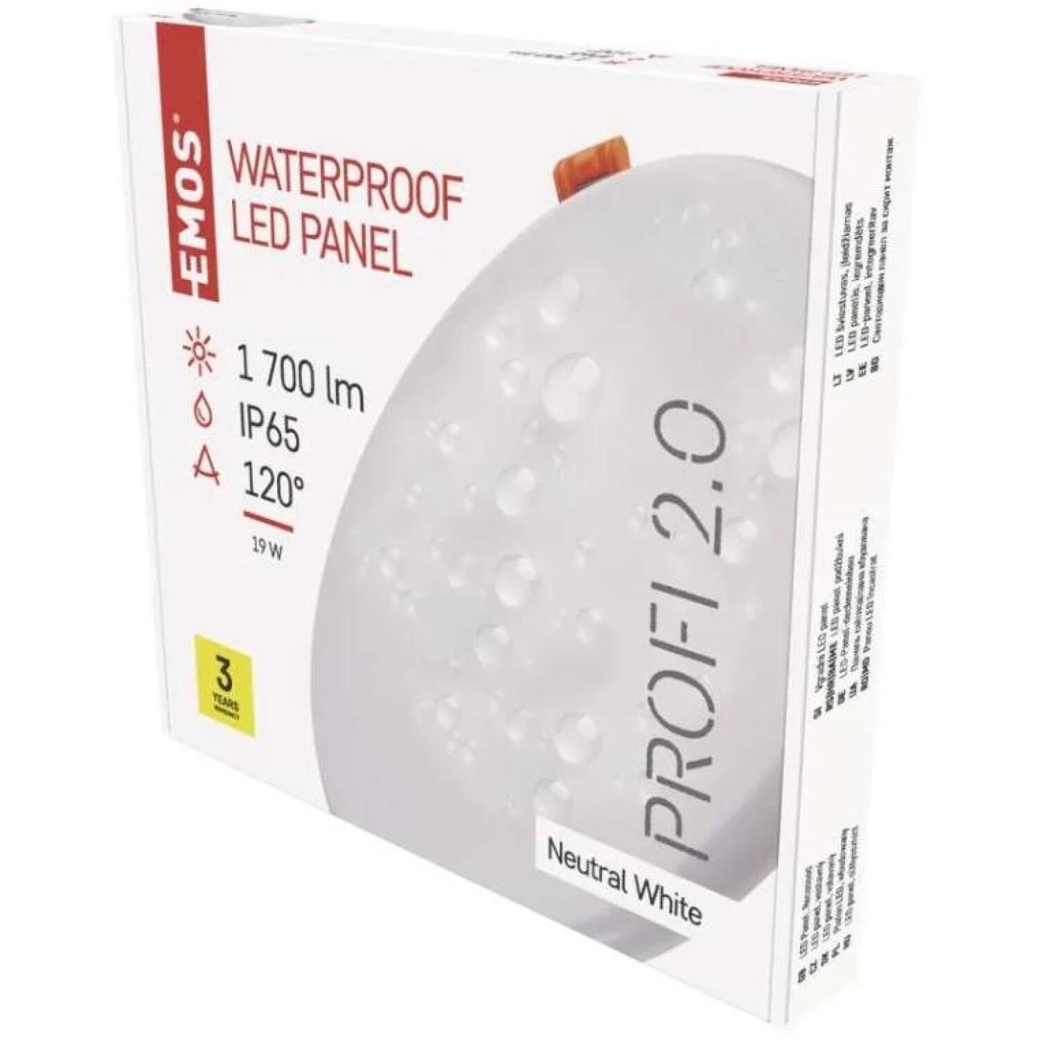Emos LED светильник VIXXO ZV1152, 19 W, 220–240 V, 1 700 lm, IP65, 4 000 K, 120°, 30 000 часов (ZV1152)