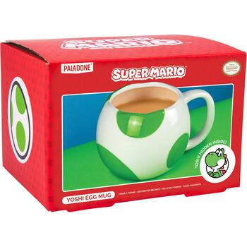 Paladone Yoshi яйцеобразная кружка PP4911NN, 650ml, 510g, Зеленая/Белая, официально лицензированный продукт Nintendo (PP4911NN)