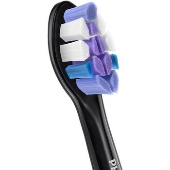 Philips Elektriskā zobu birste HX6054/88, 4 gab., melna, ekstra mīkstas saru, 3 mēnešu nomaiņa (HX6054/88)