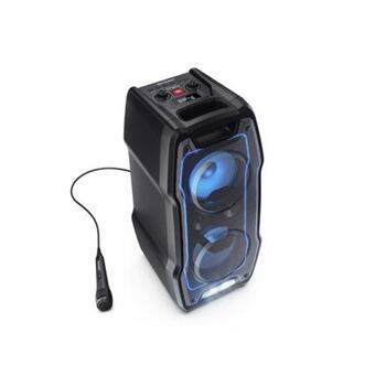 Sharp Партийная колонка PS-931, 180 Вт, водонепроницаемая, Bluetooth, беспроводное соединение, портативная, черная (PS-931)