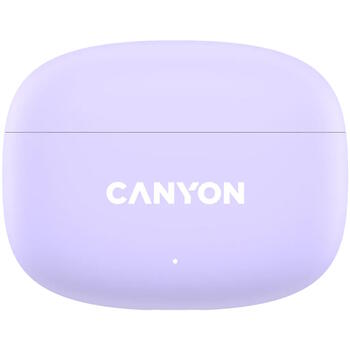 Беспроводные TWS наушники с Bluetooth соединением OnGo 9 Фиолетовые CNS-TWS9P CANYON (CNS-TWS9P)