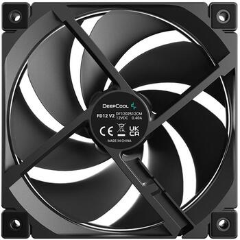 Deepcool Datora ventilators FD12 V2 R-FD12V2-BKNPN1-G, 120mm, 500-2500rpm, 79.89cfm, 35.66dBA, PWM atbalsts, hidro gultņi (R-FD12V2-BKNPN1-G)
