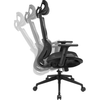 Sandberg 640-95 ErgoFusion spēļu krēsls, 150kg, 135cm, 5 riteņi, regulējams, elpojošs (640-95)
