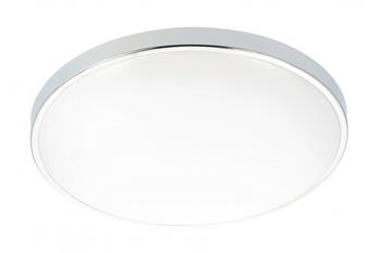 LED griestu gaismeklis ATOL, apaļš, 32W, 2560lm, 4000K, AC220-240V, IP54, Ø400mm, hromēts, LD-ATOL32W-NW-01 GTV (LD-ATOL32W-NW-01)
