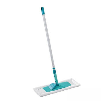 LEIFHEIT Classic XL microfibre grīdas birste 1087016, 42cm, teleskopisks kāts 75-130cm, auduma skavas, pedāļa atbloķēšana (1087016)