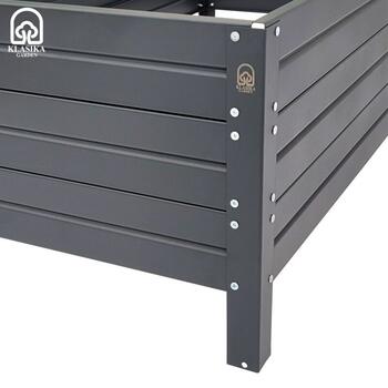 Повышенная грядка KLASIKA GARDEN 1500x750x300мм серый RAL7016 3075150P (3075150P)