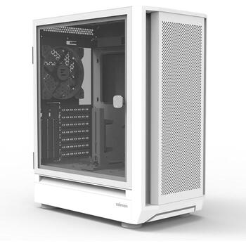 Zalman Корпус для компьютера i6 White, RGB вентилятор x4 T/G, 6.4кг, 23см, 47.5см, 42см, пластик, закаленное стекло, сталь (i6 White)