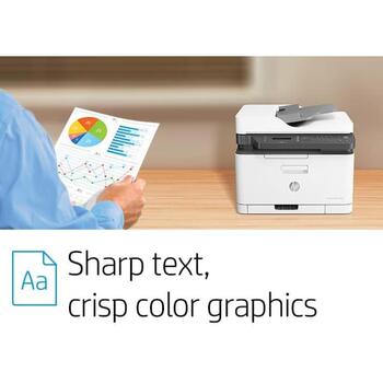 HP Krāsu lāzerprinteris MFP 179fnw 4ZB97A#B19, A4, 600x600 dpi, 18 ppm, 4 ppm, Wi-Fi, Ethernet, USB 2.0, skenēšana, kopēšana (4ZB97A#B19)