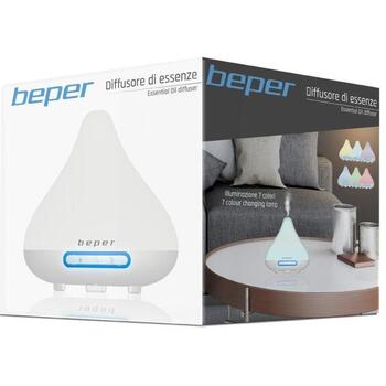 Beper Ароматизатор воздуха 70.402, 16 W, 0.14 l, 35 dB, Холодный туман, Электронное управление, Ароматерапия, 7 цветная лампа (70.402)