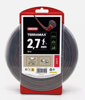 Trimmera aukla 2.7mm /56m Terramax OREGON (636779)