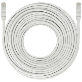 Emos UTP патч-кабель CAT5E S9130, 25 м, 8 проводов, RJ45/RJ45, серый, PVC, 1000 Base-T (S9130)