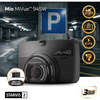 Mio Premium 4K, STARVIS 2, Wi-Fi, GPS Dash Cam | MiVue 945W | GPS | Wi-Fi (5415N9260035)