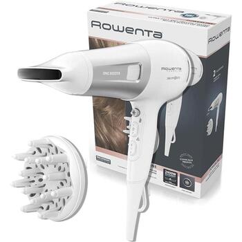 ROWENTA фен Power CV5930, 2100W, 3 режима температуры, 2 режима обдува, холодный обдув, ионная технология, 1.8м шнур, диффузор (CV5930)