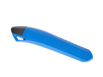 Geko нож строительный G01850, 100x18x0.5mm, 62-64HRC, лезвие SK2H, корпус ABS, съемная крышка с лезвиеломом, монтажная петля (G01850)