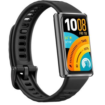 Huawei умный браслет Band 11 Pro 55020GVK, 1,62-дюймовый AMOLED, 2000 нит, 50 м водонепроницаемый, Bluetooth 6.0, GPS, 300 мАч (55020GVK)