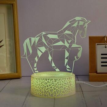 Manta Декоративная лампа SNL116RGB, 5W, 5V, 2m, 3D эффект, 16 цветов, USB типа C, батарейки AA, 3 модели (SNL116RGB)