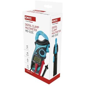 Emos Токовый мультиметр MD-310C M0305N, 2–600 A, 2–600 V, 200 mV – 600 V, 200 Ohm – 20 MOhm, автоматическое отключение (M0305N)