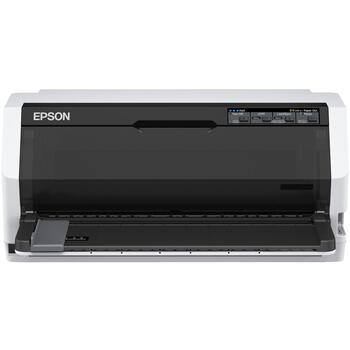 Epson LQ-690II принтер C11CJ82401, 487 символов/сек, 24 иглы, USB 2.0, Монохромный, Белый/Чёрный (C11CJ82401)