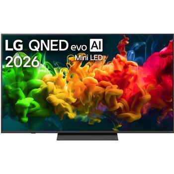 LG 65QNED8EB3B televizors, 65 collas, 4K UHD, QNED evo Mini LED, Smart TV, webOS, Wi-Fi, Bluetooth, HDMI 3, USB 1, DVB-T2/S2/C (65QNED8EB3B.AEU)