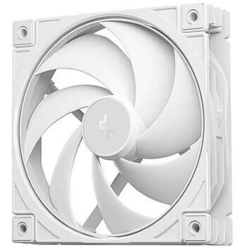 Deepcool dzesēšanas ventilators FD12 WH V2 R-FD12V2-WHNPN1-G, 4-pin PWM, balts, hidro gultņi (R-FD12V2-WHNPN1-G)