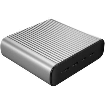 Hyper адаптер питания HJGAN245-EU, 245W, 4 x USB-C PD порта, включены EU и UK вилки (HJGAN245-EU)
