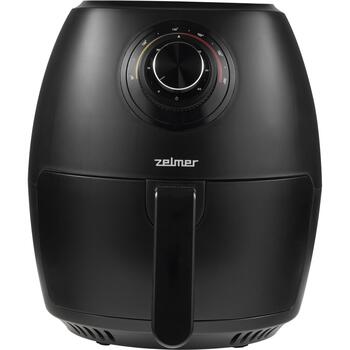 Zelmer Аэрофритюрница ZAF3550 72805572P, 1200 W, 3,5 л, 1, 9 программ, электронная панель, черный, быстрая циркуляция воздуха (72805572P)