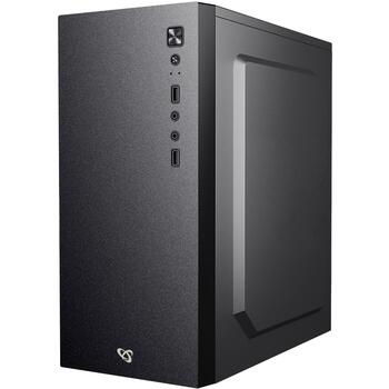 Sbox Datoru korpuss PCC-12 + PSU-400, 2x3,5 collas, 1x2,5 collas, 2x USB 2.0, HD audio, 4 PCI, GPU 250mm, CPU 140mm (PCC-12 + PSU-400)