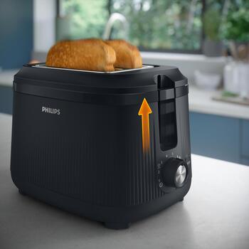 PHILIPS 3000. Sērijas tosteris, 830 W, melns (HD2511/90)