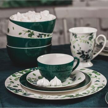 Krūze 220ml Aura zaļa, porcelāna (4679468)