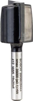 Gropju frēze 6 mm D1 19 mm, L 19,5 mm,G51mm, Rokas frēzēm, malu frēzēm GROPJU FRĒZE STANDARD FOR WOOD, 2608628444, BOSCH (2608628444)