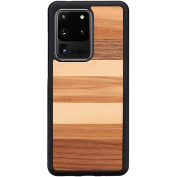 Man&Wood чехол M6711B, 6.9, совместим с Samsung Galaxy S20 Ultra, дерево, поликарбонат, С изображением (M6711B)